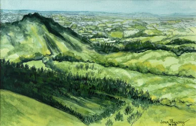 Vue de Sue au Mai, Limousin, France, 2010